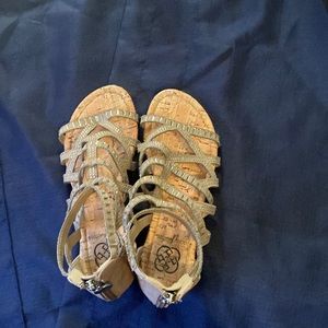 Sandals. Gently used. Size 6M.